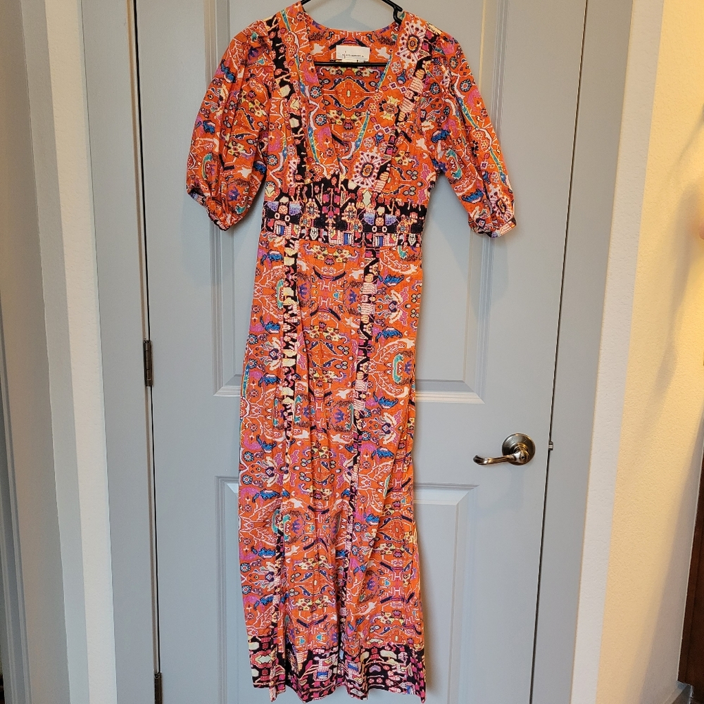 By Anthropologie Floral Maxi Dress